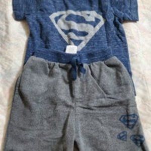 6-9 month Superman Shirt and Shorts Set